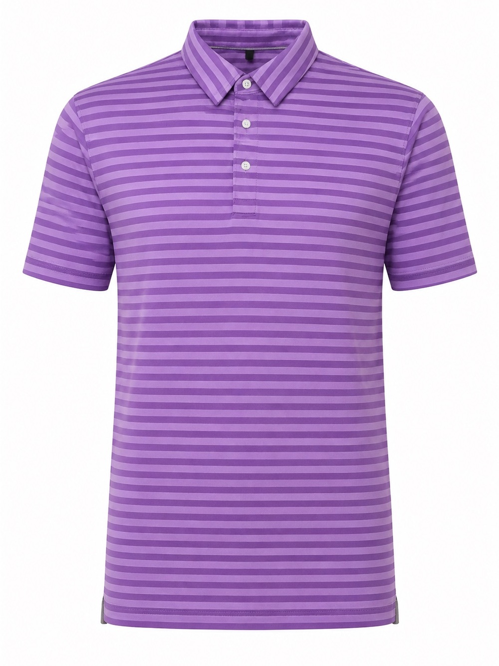 MEN'S NIKE DRI-FIT STANDARD FIT POLO GOLF SHIRT SZ XL PURPLE STRIPE